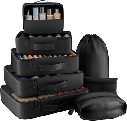 8 Set Packing Cubes for Travel,Luggage Organizers for Travel Accessories