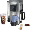 Flexbrew Advanced 5-in-1 Drip & Single Serve Coffee Maker | Single Serve Hot & Iced Coffee Maker | 12 Cup Thermal