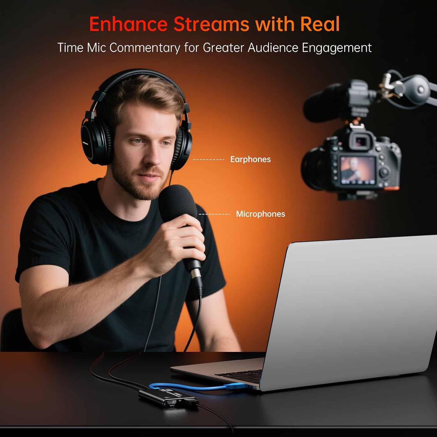 USB 3.0 HDMI Capture Card, 1080P 60FPS Capture with 4K Pass-Through | 2K 30FPS/1080P 60FPS capture and streaming with