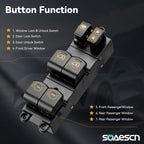 Driver Side Master Power Window Switch for 05-07 Nissan Armada, 04-15 Titan