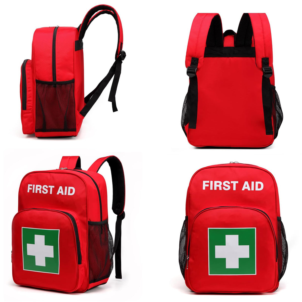 Empty Durable First Aid Backpack for Workplace & Outdoors 1PC