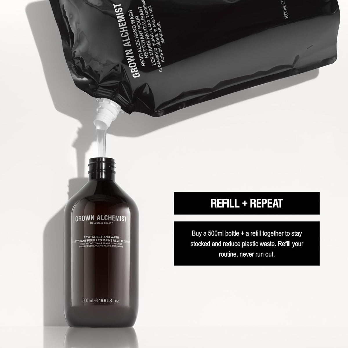 Revitalize Hand Wash Refill - Gentle Liquid Hand Soap (1L)