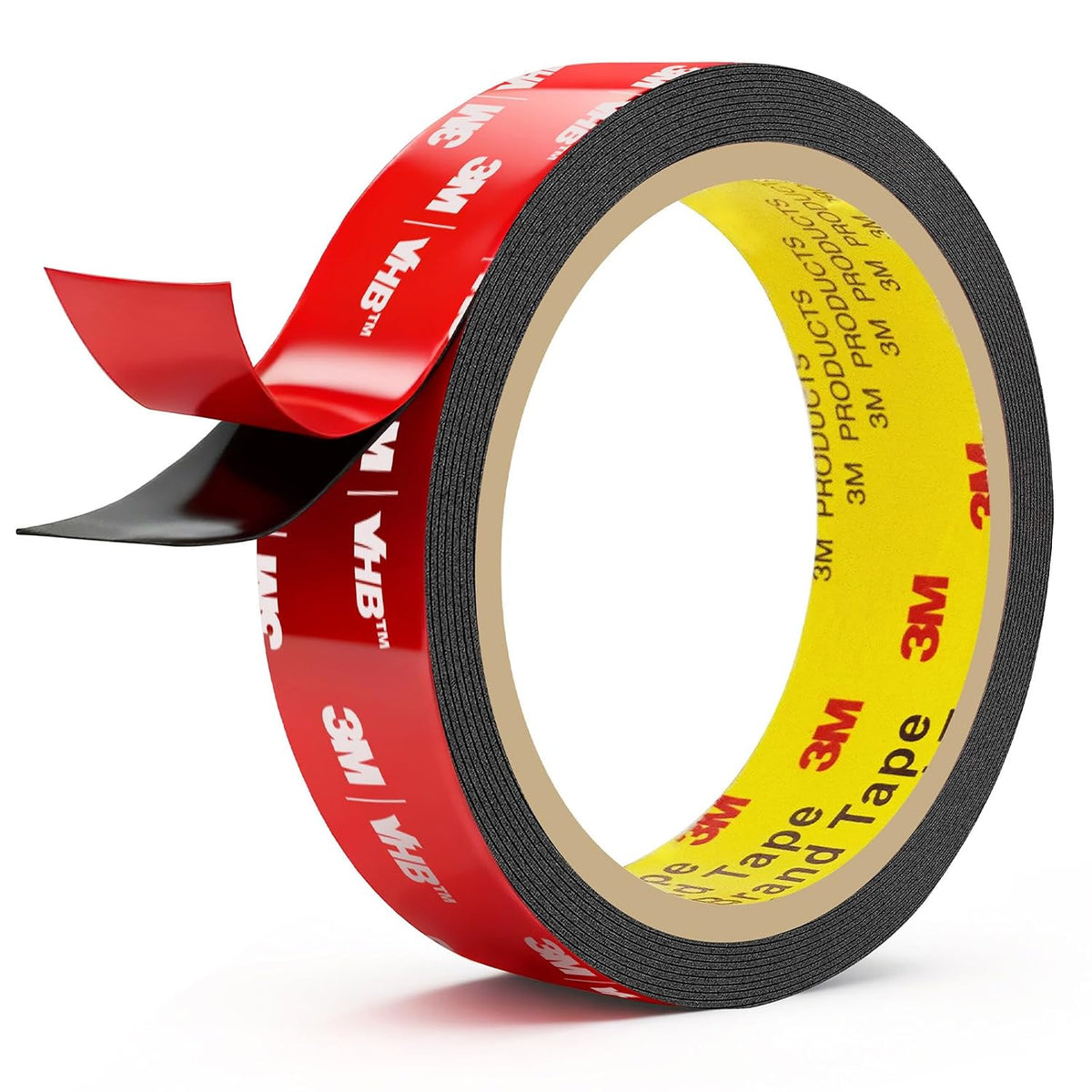 Double Sided Tape Heavy Duty 1in x 10ft, Removable Mounting Tape
