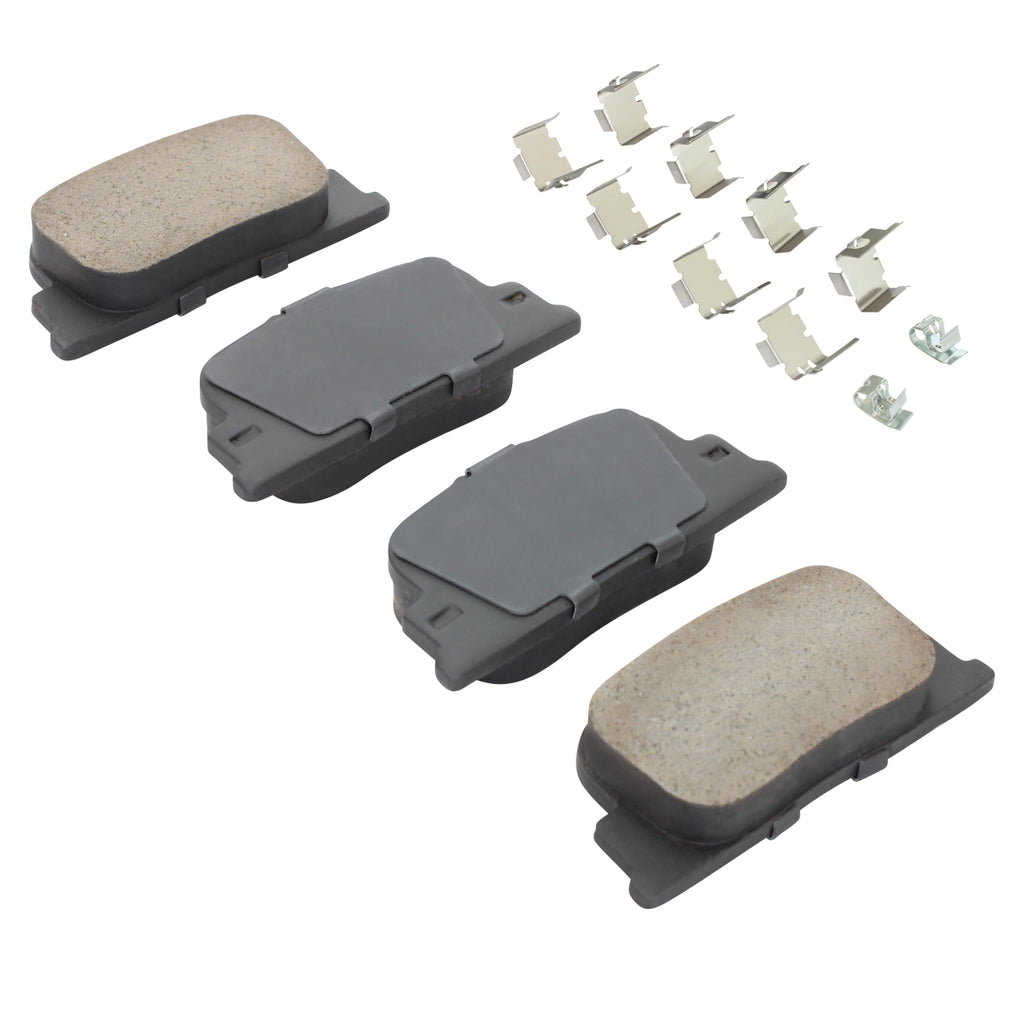 QUALITY-BUILT Premium Ceramic Rear Brake Pads w/Hardware BP0835C