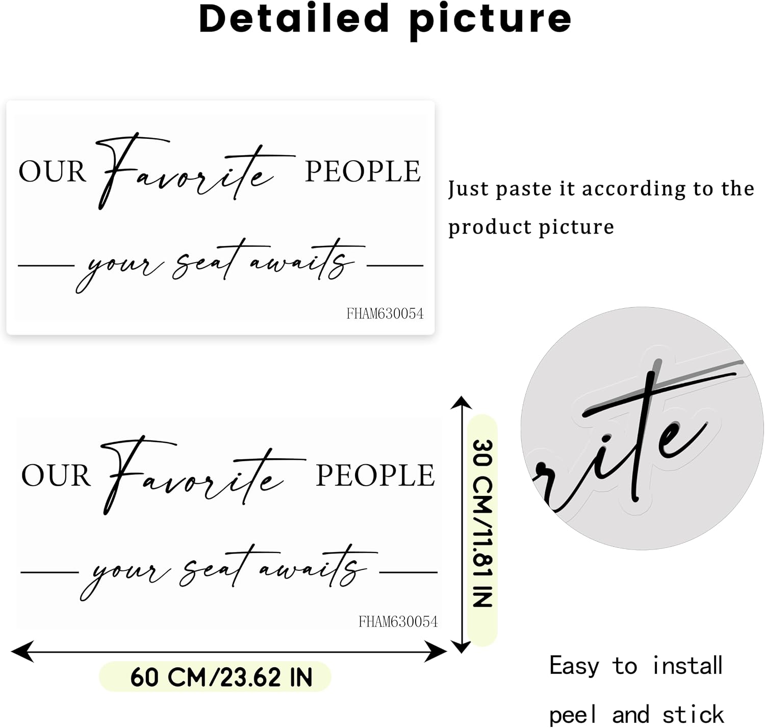 Wedding Seating Chart Decal - Welcome to Our Wedding Mirror Decal, Seating Chart Board Black