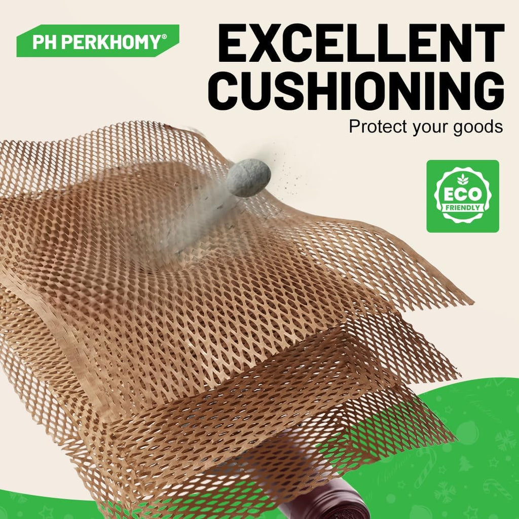 Honeycomb Packing Paper 12" W x 180' L Bubble Cushioning Wrap for Packing Moving Product Gift Wrapping Paper