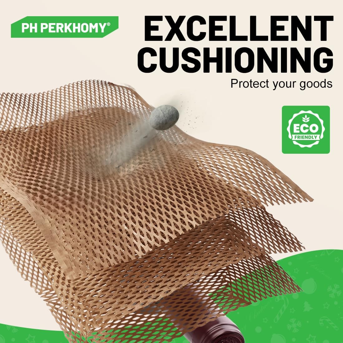 Honeycomb Packing Paper 12" W x 180' L Bubble Cushioning Wrap for Packing Moving Product Gift Wrapping Paper