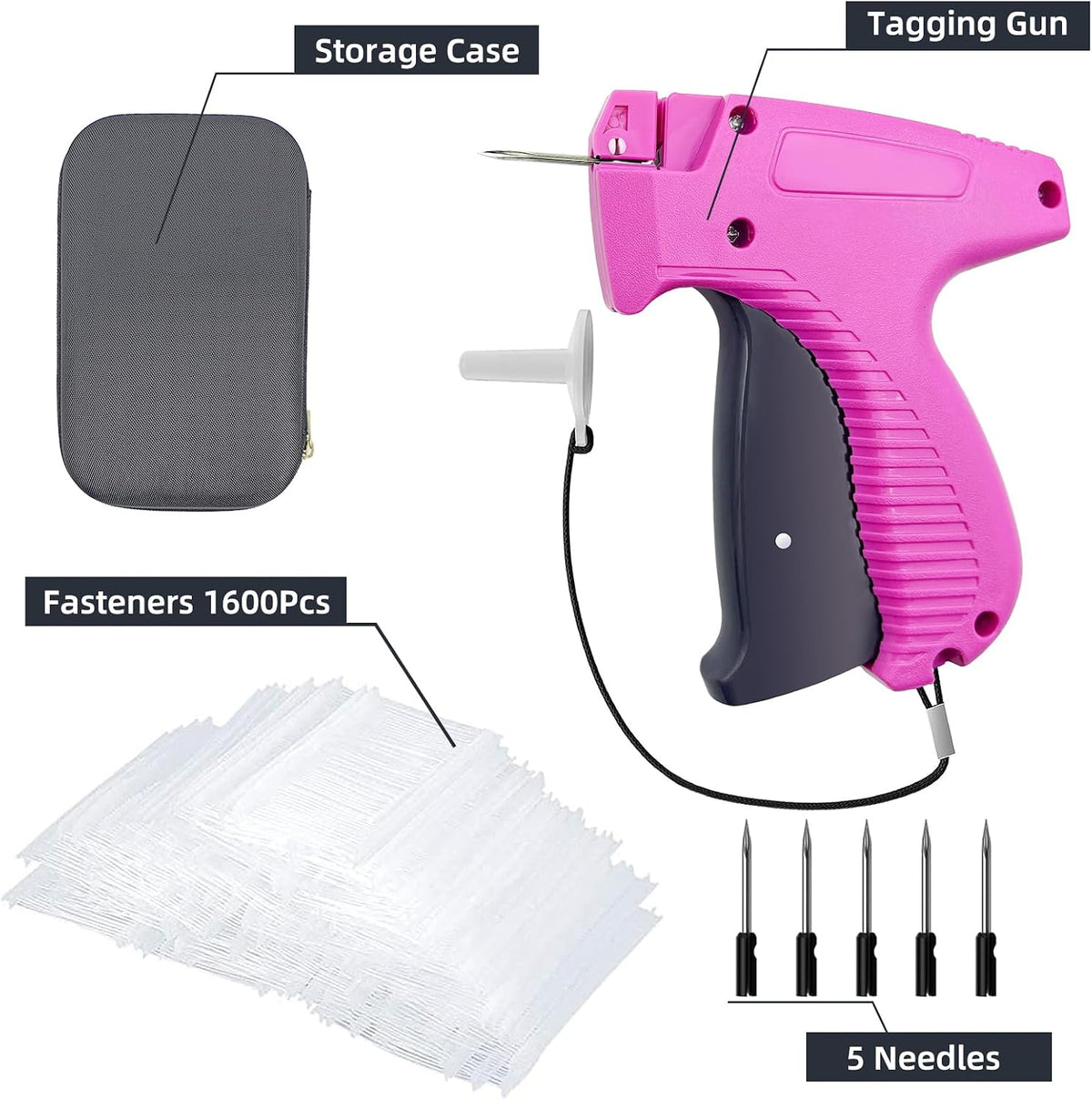 Price Tagging Gun for Clothing, Retail Attacher Tag Gun for Clothes