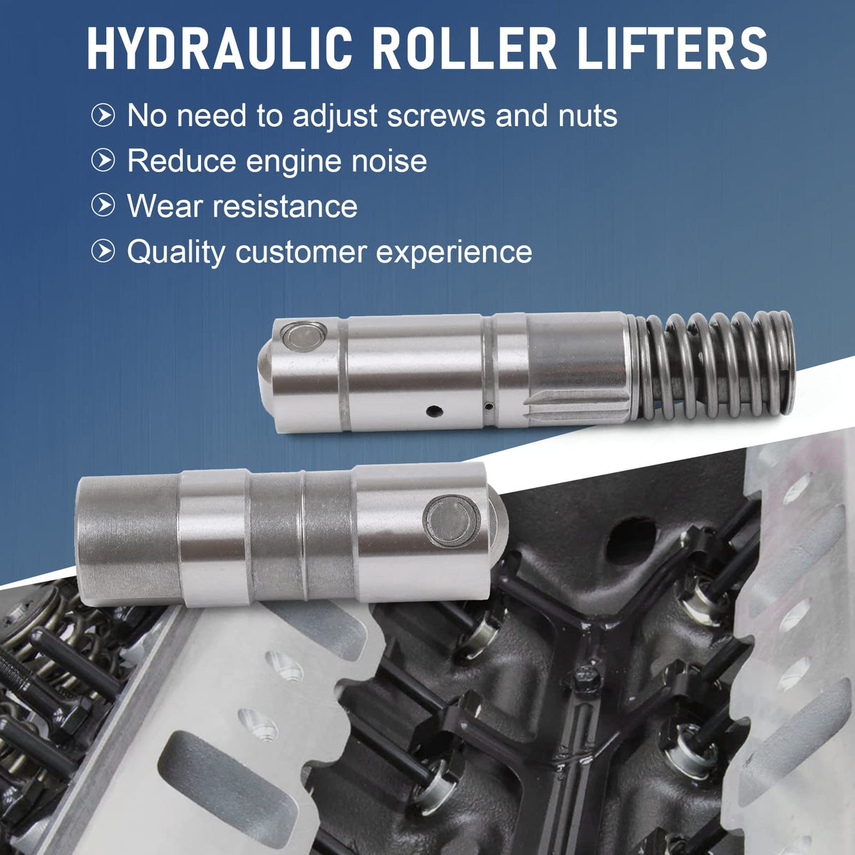 (8+8) Pcs AFM DOD Active Fuel Management Valve Hydraulic Roller Lifters 5.3