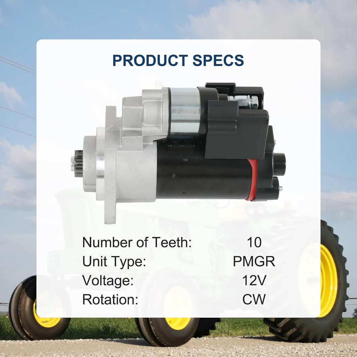 Starter Compatible with John Deere 5045D 5055E 5065E 5075E 2008-2014