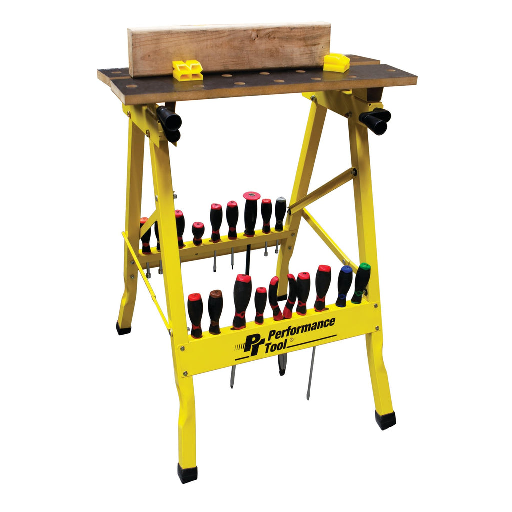 W54025 Portable Folding Workbench and Vise