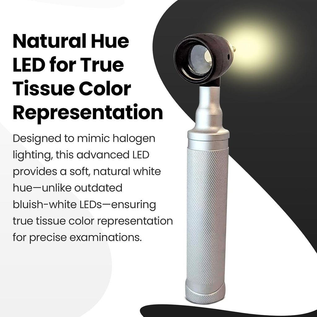 5th Gen Dr Mom Professional Otoscope - Full-Size with Our Largest Lens, Complete with Batteries and Hard Travel Case