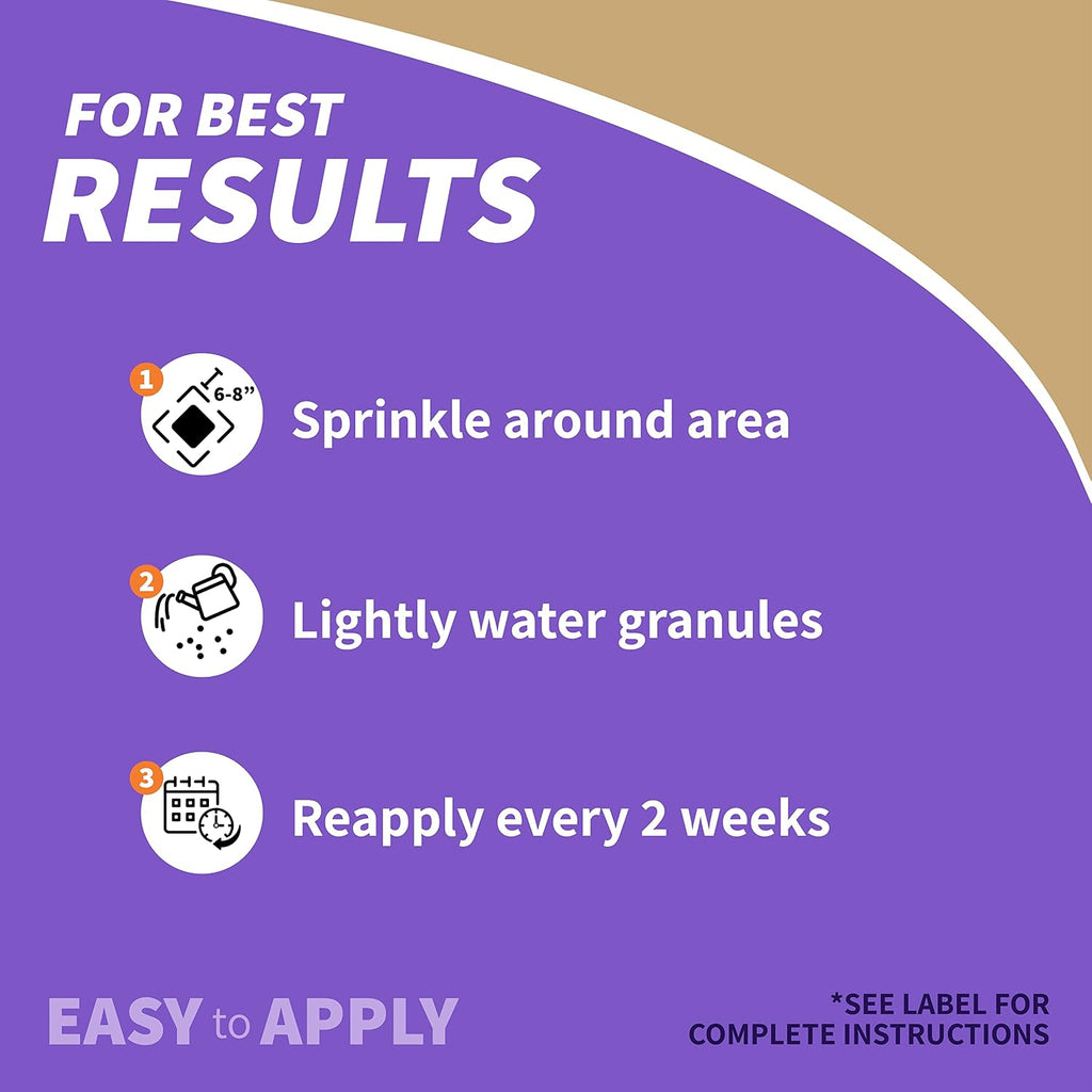 Repels-All Animal Repellent Granules, 3 lbs. Ready-to-Use Deer & Rabbit Repellent, Deter Pests from Lawn & Garden |