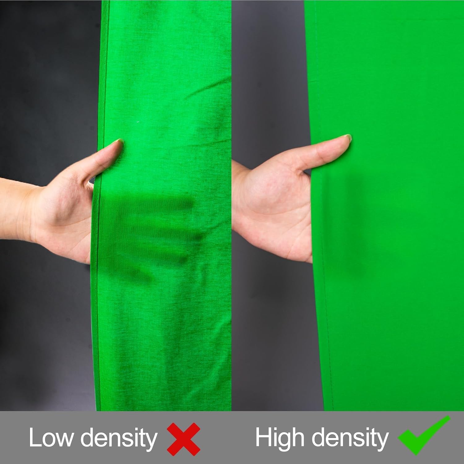 6x9Ft Green Screen Backdrop,Photography Greenscreen Background | Polyester Green Screen Fabric Cloth, Greenscreen