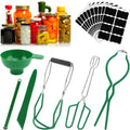 Canning Supplies Essentials Set, Canning Supplies Starter Kit, 7 Piece Set Includes Jar Lifter, Food Tong Jar Wrench