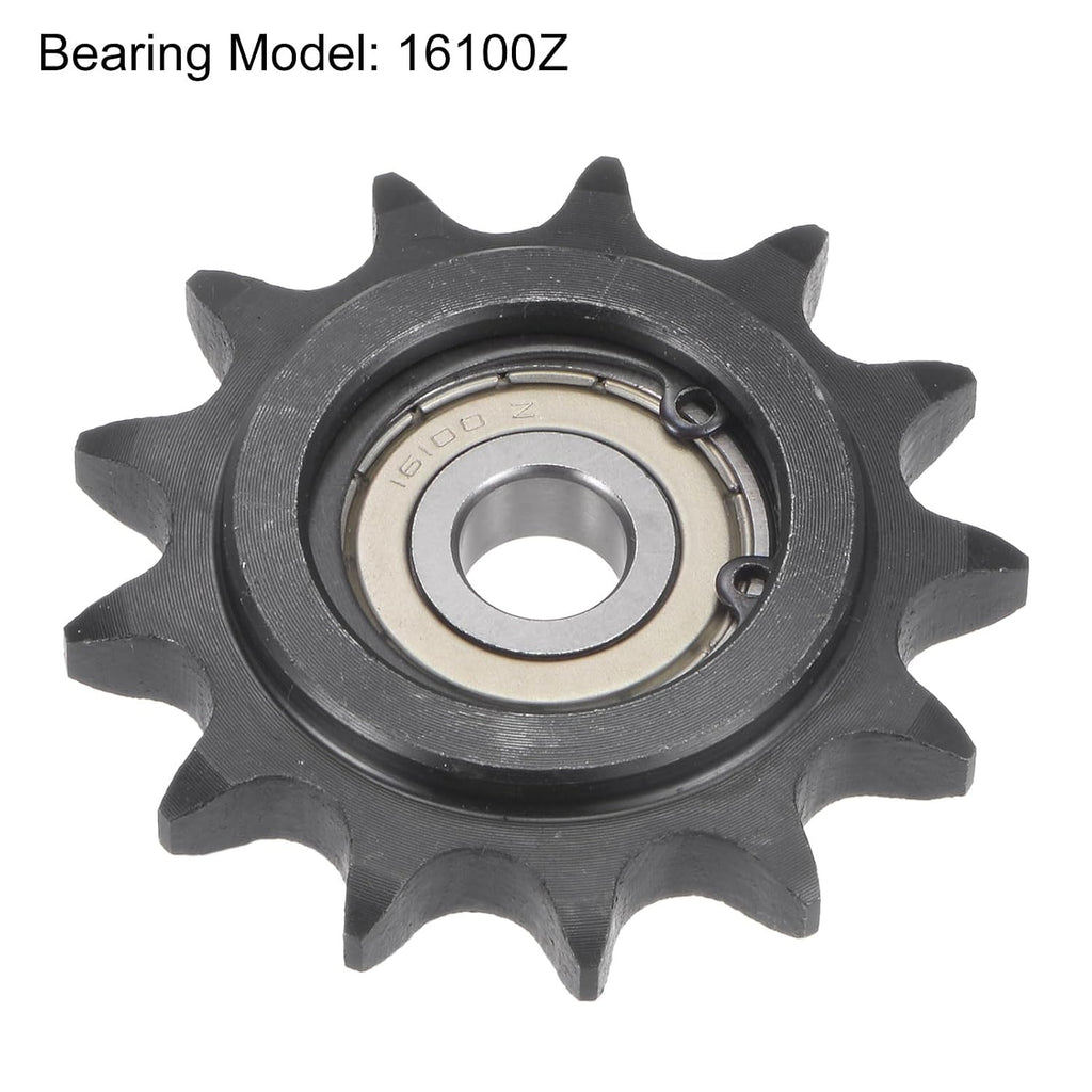 uxcell Chain Idler Sprocket, 10mm Bore 1/2" Pitch 13 Tooth Tensioner
