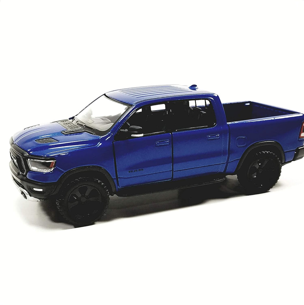 2019 Dodge Ram 1500 Pickup 1:46 O Scale 5" Die Cast Metal Model Toy Truck (Blue)
