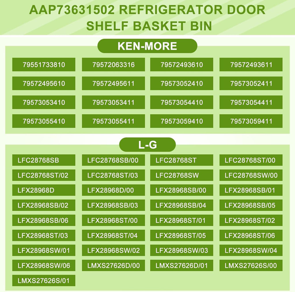 AAP73631502 LG Refrigerator Shelf Replacement (RIGHT) BY AMI PARTS