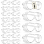 Safety Goggles Vent Anti-Fog Scratch Resist 20-Pack