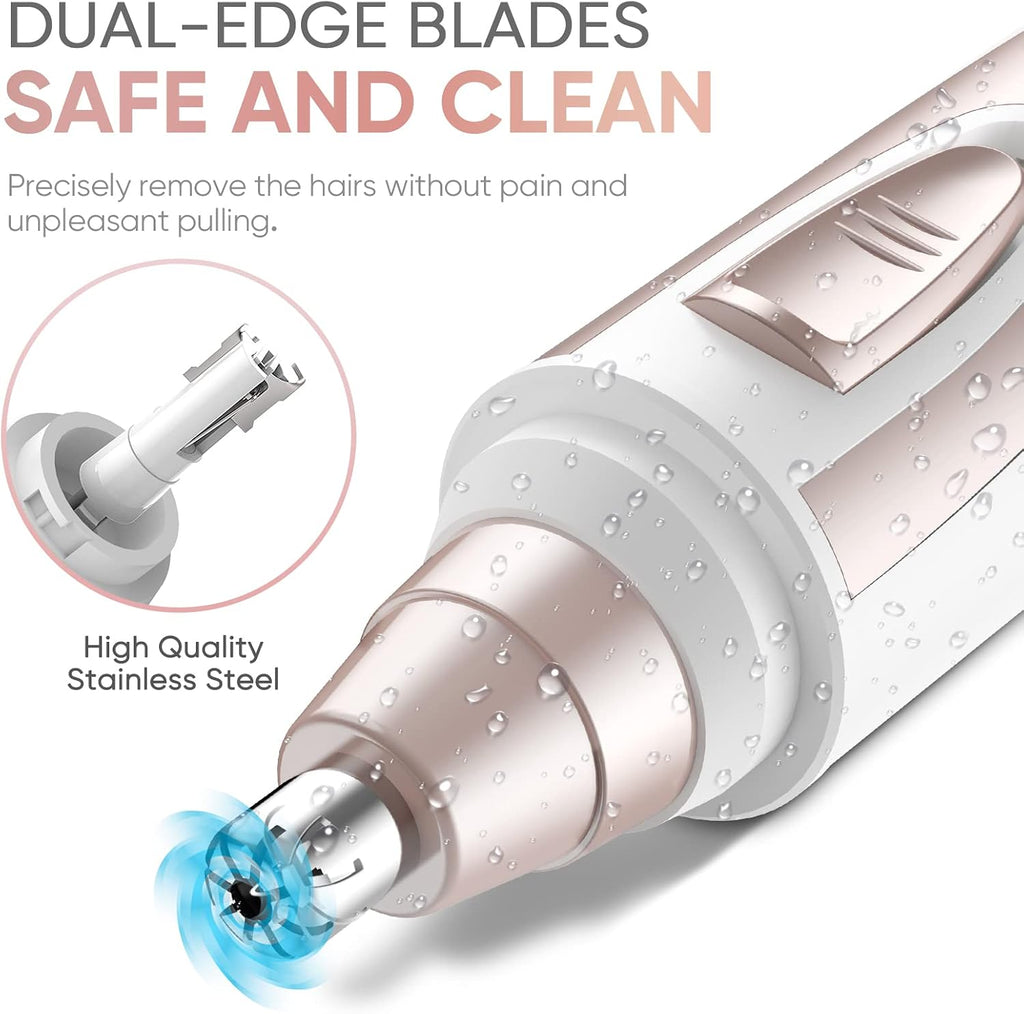 Ear and Nose Hair Trimmer Clipper - 2026 Professional Painless Eyebrow & Facial Hair Trimmer for Men Women