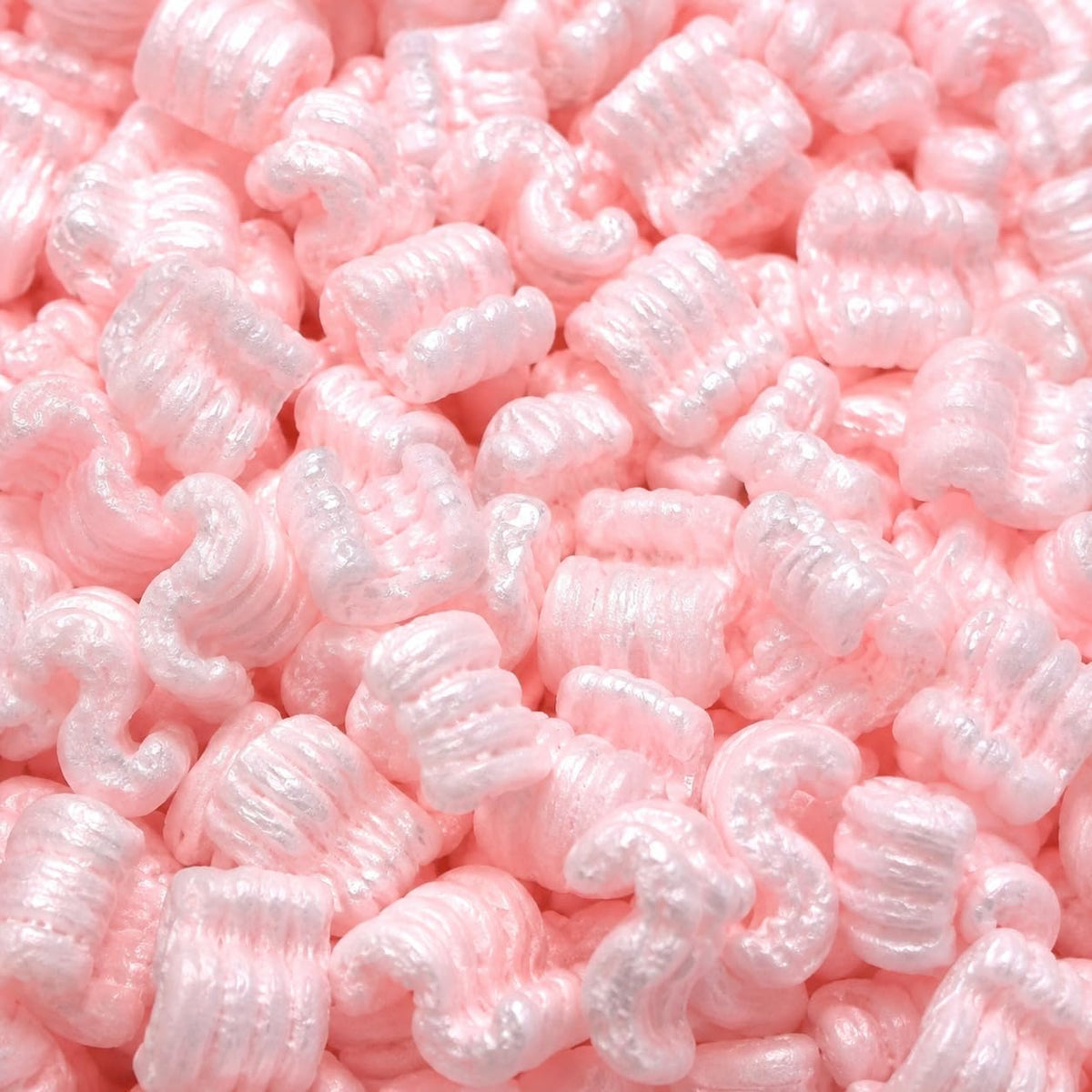 ! Brand 7 cu ft (45 gallons) Pink Anti Static Packing Peanuts Popcorn (Two 3.5 cu ft Bags)