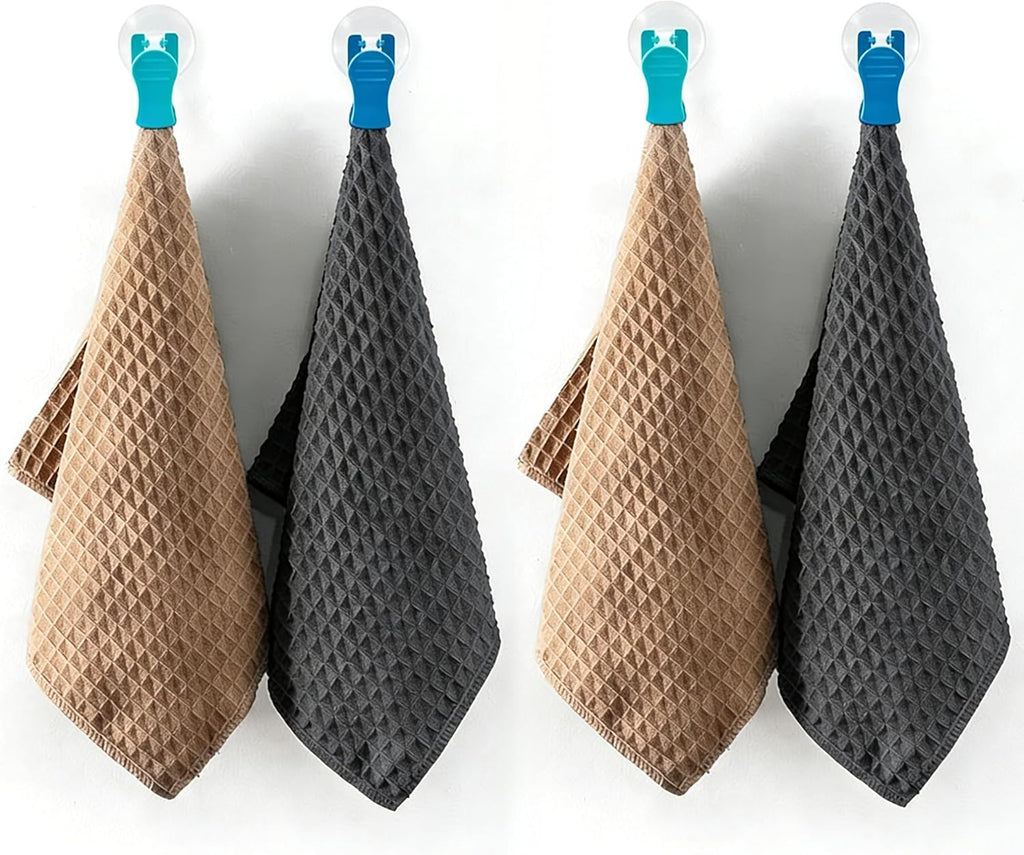 8Pack Barista Towels, Waffle weave microfiber towel for Espresso Machine.