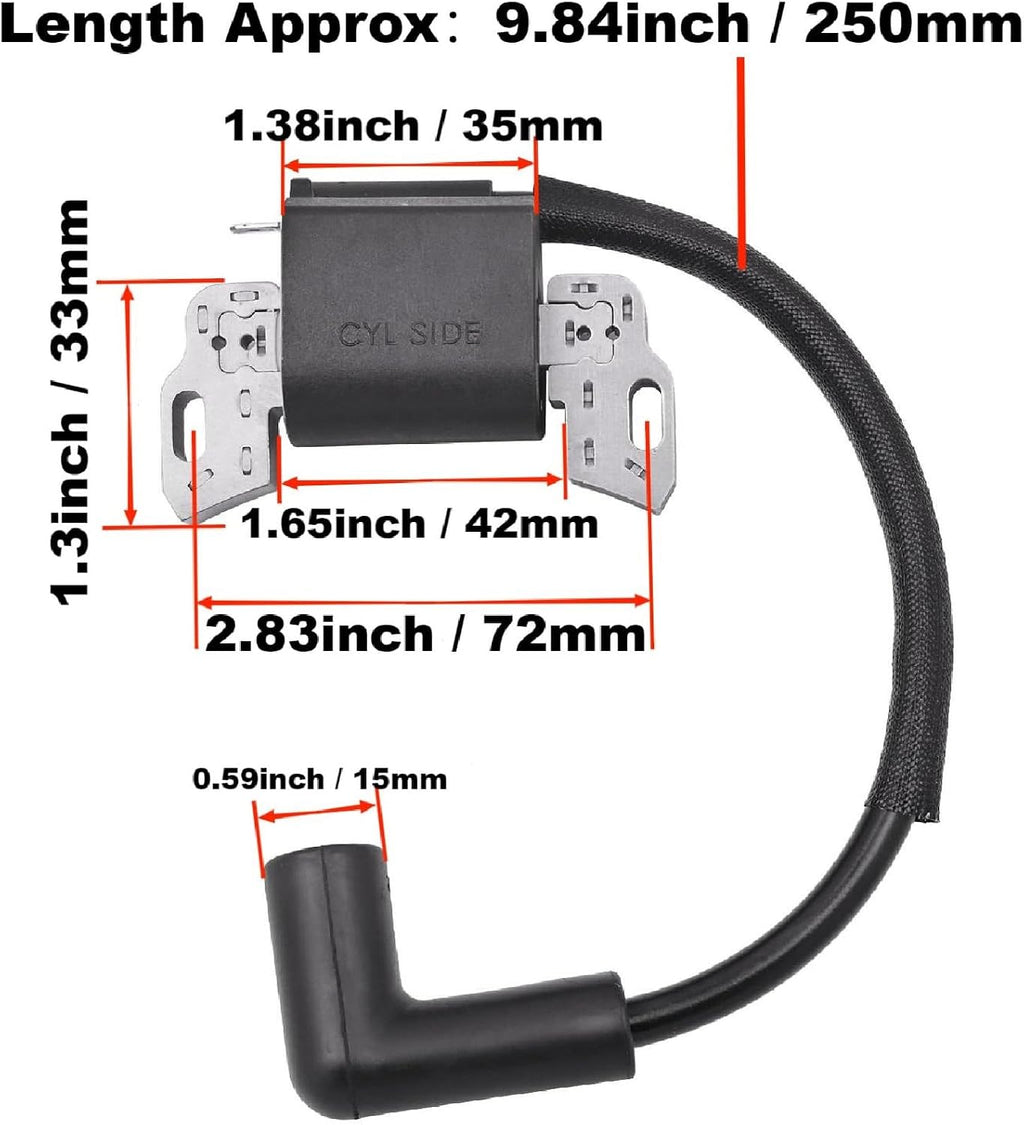 84005272 Ignition Coil Compatible with BS 593381 596532 595009 798534 593872 799582 Magneto Armature 08P502 09P602