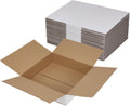12x12x3 Shipping Boxes Set of 25, White Corrugated Cardboard Box for Small Business for Packaging Mailing