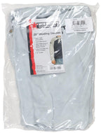 38425MW Memphis Split Cow Leather Welding Sleeve with Adjustable Neck Strap, Gray, 25-Inch