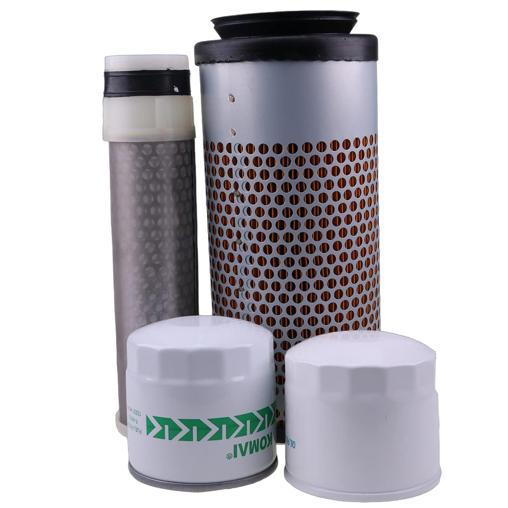 Solarhome New Service Filter Kit Compatible with Kubota Excavator U35-4 with D1703M Engine