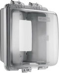 Eaton WIU-2 Weather Box Horizontal/Vertical Mount While-In-Use Weather Protective Cover, Gray