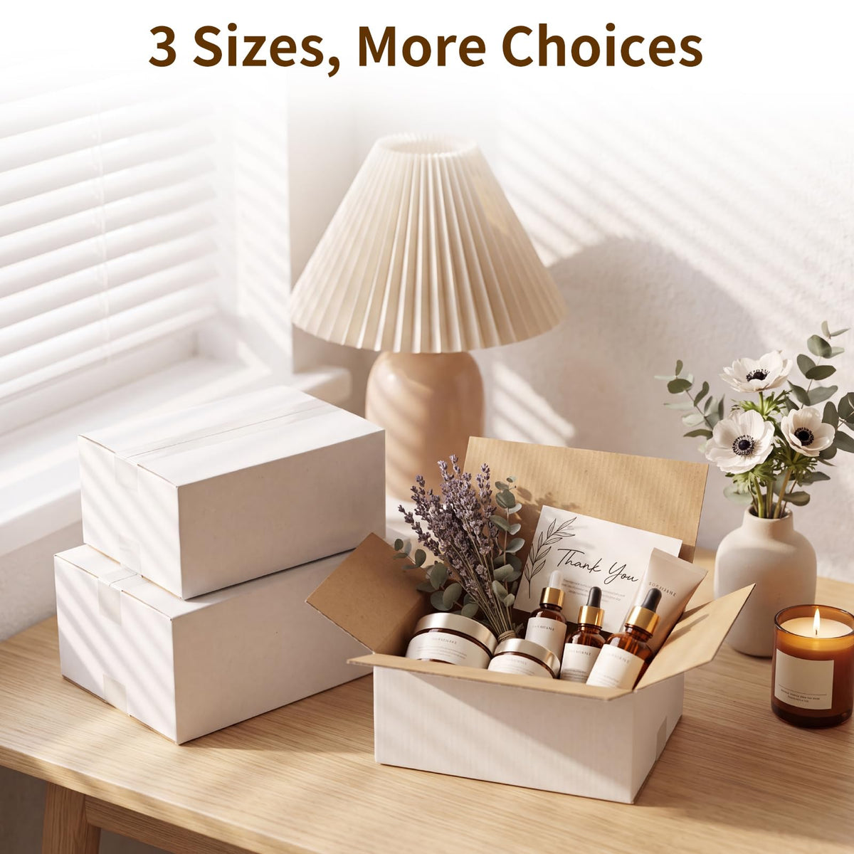 30 Pack Shipping Boxes Assorted Sizes 8x6x4 & 9x6x4 & 10x7x5