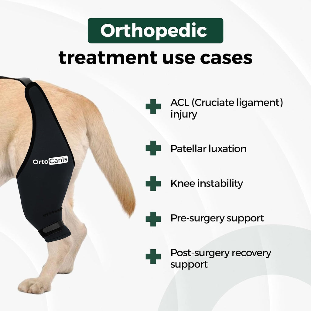 Dog Knee Brace for Hind Leg Support – (Small, Left Leg)