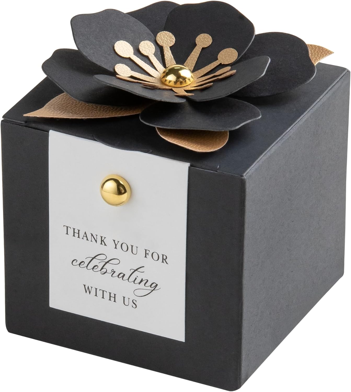 20 PCS Favor Boxes, White Candy Boxes 2.55x2.55x2.55