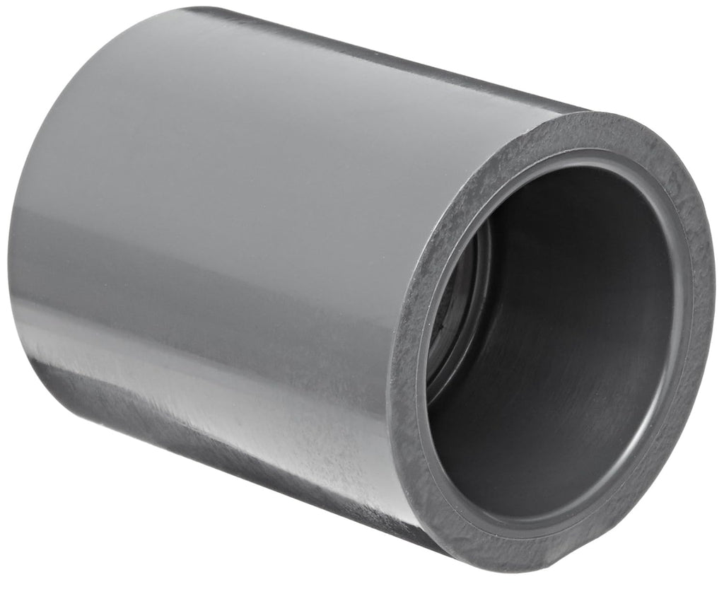 Spears 829 Series PVC Pipe Fitting, Coupling, Schedule 80, 4" Socket