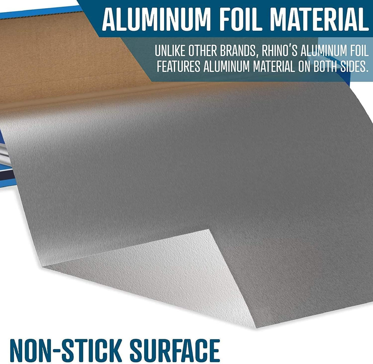Heavy Duty Aluminum Foil, 18 in x 525 sf Roll, 2 Pack