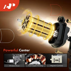 A-Premium Rear Driver Side Power Window Regulator with Motor Assembly