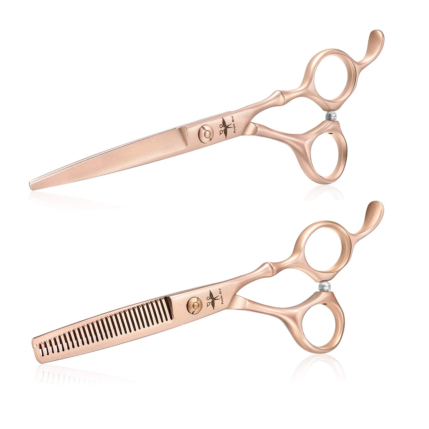 Hair Cutting Scissors Thinning Shear Set Professional Barber 6 inch Texturizing Blending Shear Razor Edge Haircut