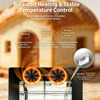 100L Bread Dough Proofer Fermentation Cabinet | Digital Timing & Adjustable Temp Humidity | Uniform Heating | Countertop