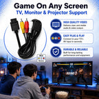 WirelessFinest Power Supply & AV Cable for PlayStation 2 PS2 Slim