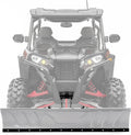 60" - 72" Universal UTV Switchblade Snow Plow Blade Angle Adjustable | Steel Powder Coated Gray+Black