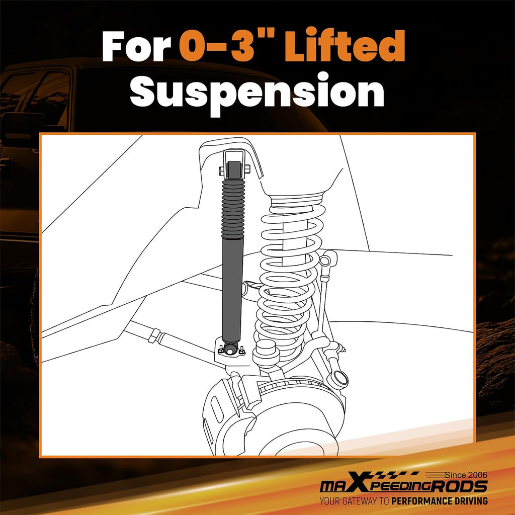 maXpeedingrods 0-3" Rear Shock Absorbers for Dodge Ram 1500 4WD 2009-2023, G1 Version