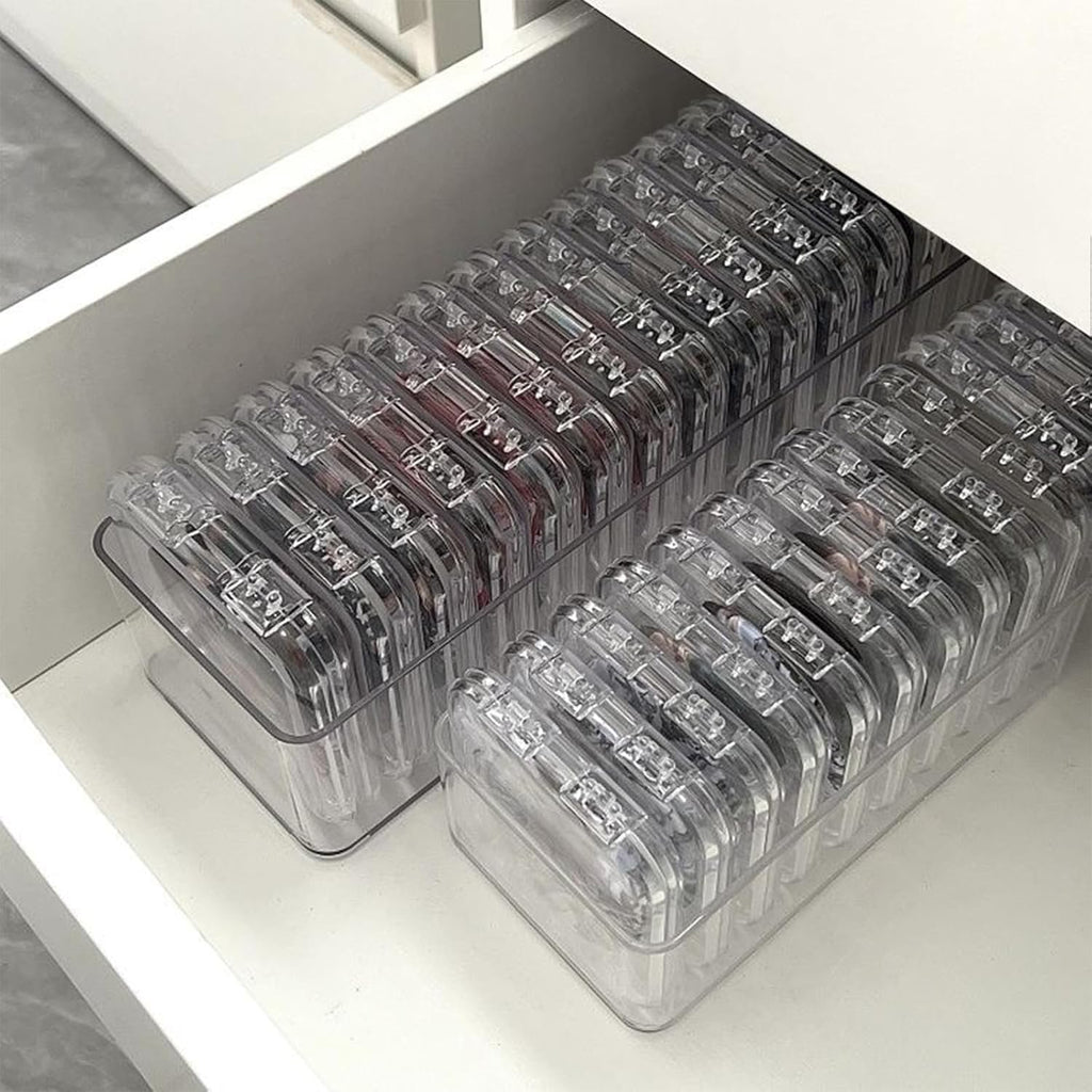 2 Pack Coin Slab Storage Box Fits PCGS,NGC, Slab Coin Holder,Clear | graded coin slab case, 40 Slots