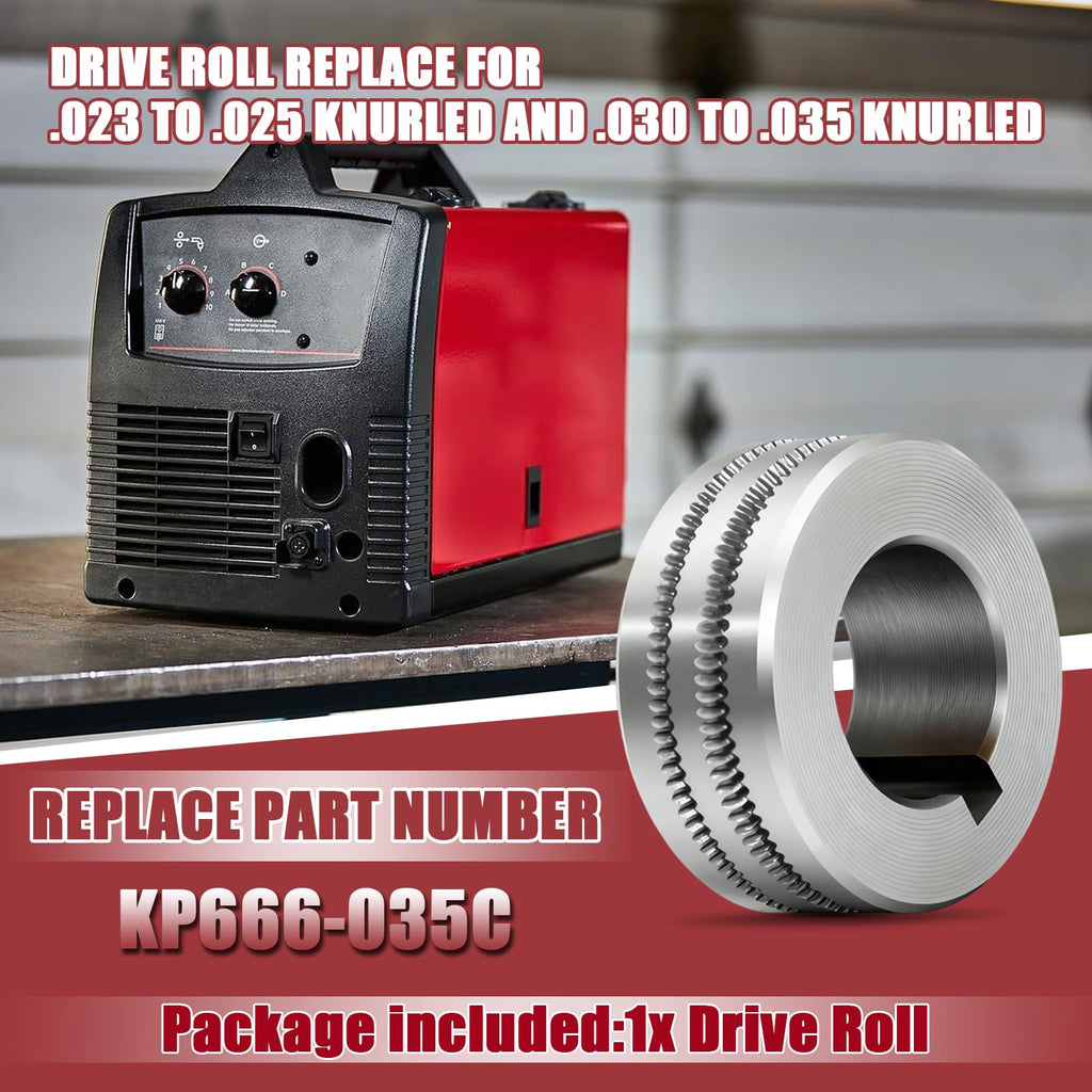 Drive Roll Replace for .023 to .025 Knurled And .030 to .035 Knurled