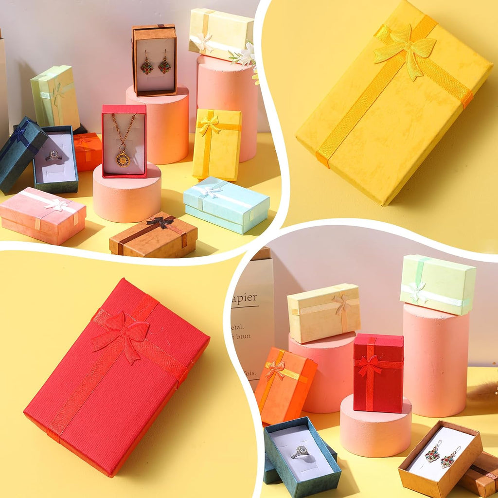 96 Pcs Jewelry Gift Boxes Bulk Small Jewelry Boxes with Lids