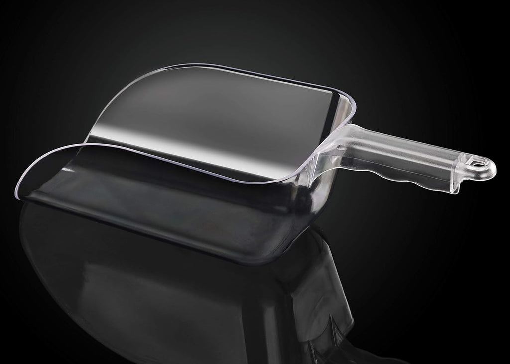 Polycarbonate Plastic Utility Ice Scoop, Clear, 64 oz