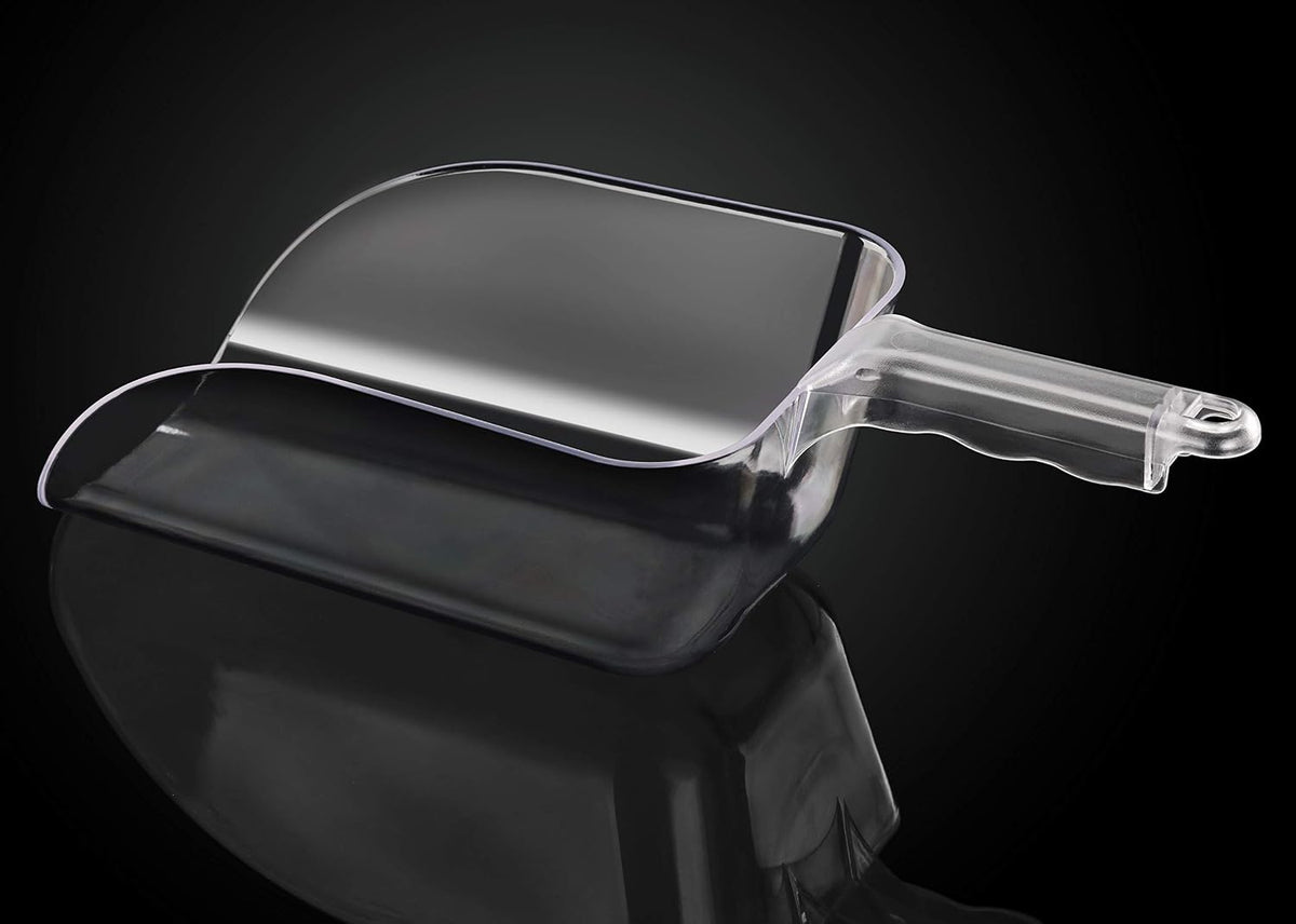 Polycarbonate Plastic Utility Ice Scoop, Clear, 64 oz