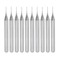 uxcell 10Pcs 0.4mm Carbide End Mill Engraving Milling Cutter