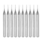 uxcell 10Pcs 0.4mm Carbide End Mill Engraving Milling Cutter