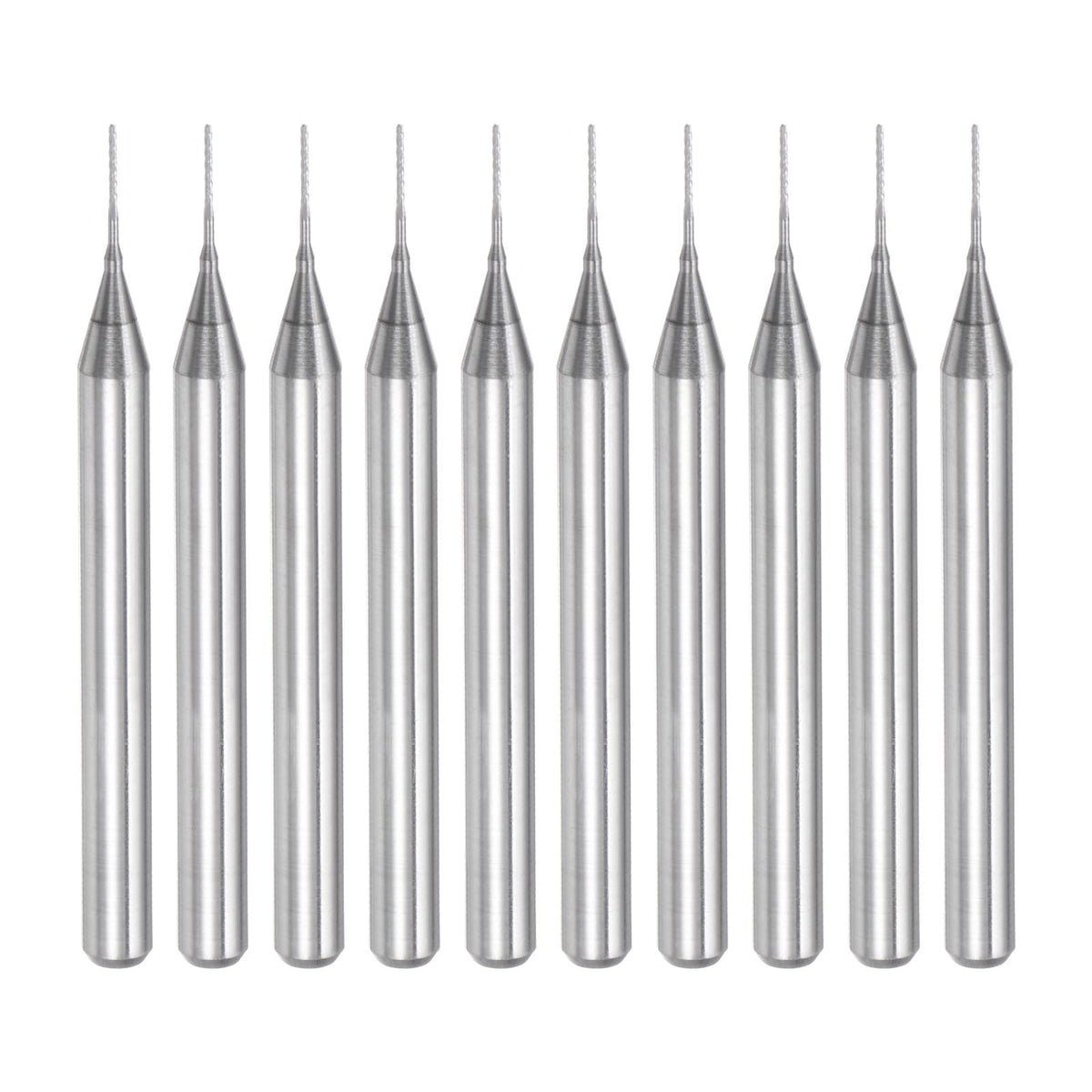 uxcell 10Pcs 0.4mm Carbide End Mill Engraving Milling Cutter